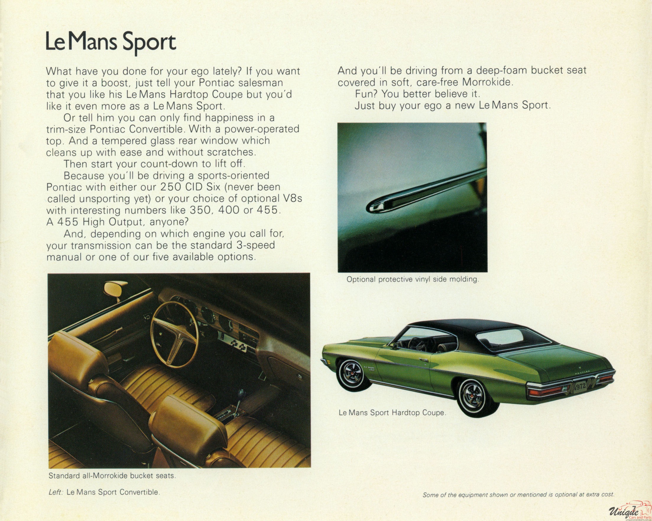 1972 Canadian Pontiac LeMans Brochure Page 4